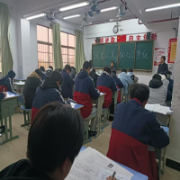 墨香晕染考场，青春书写答卷，邵阳市湘智鸿才高级中学12月份月考顺利举行